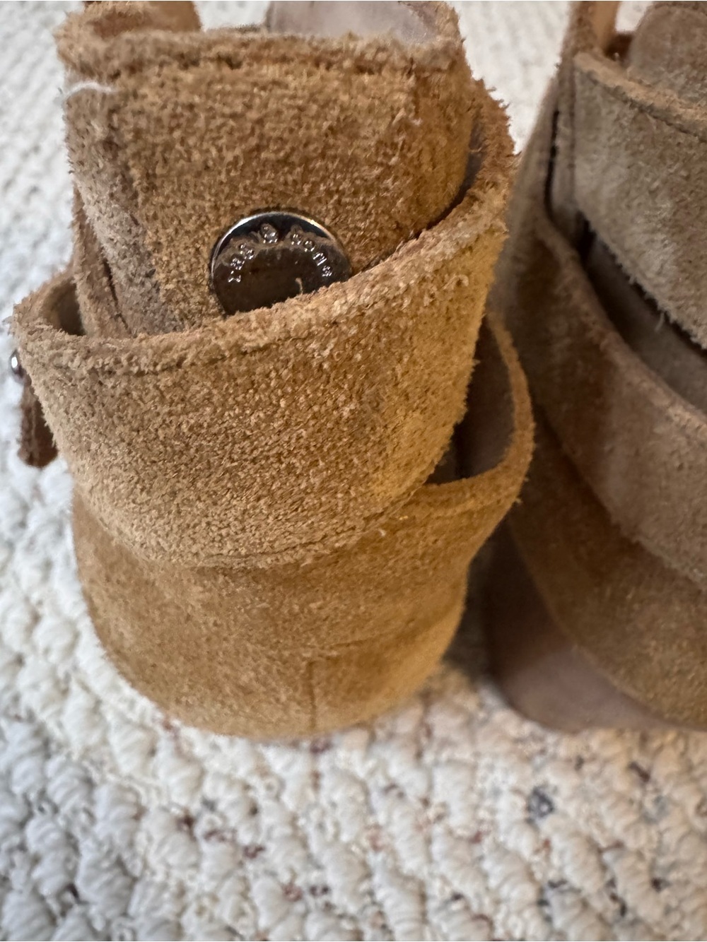 Rag and Bone Women’s Harrow Suede Ankle Booties in Tan - Picture 4 of 5